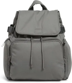 Vera Bradley Women's Cotton Utility Backpack, Galaxy Gray - Recycled Cotton, One Size