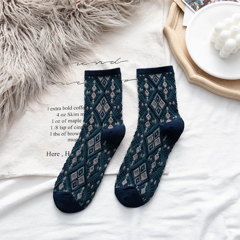 Vintage Casual Socks