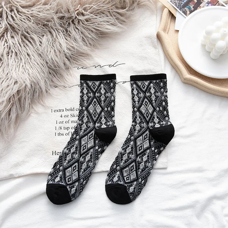 Vintage Casual Socks