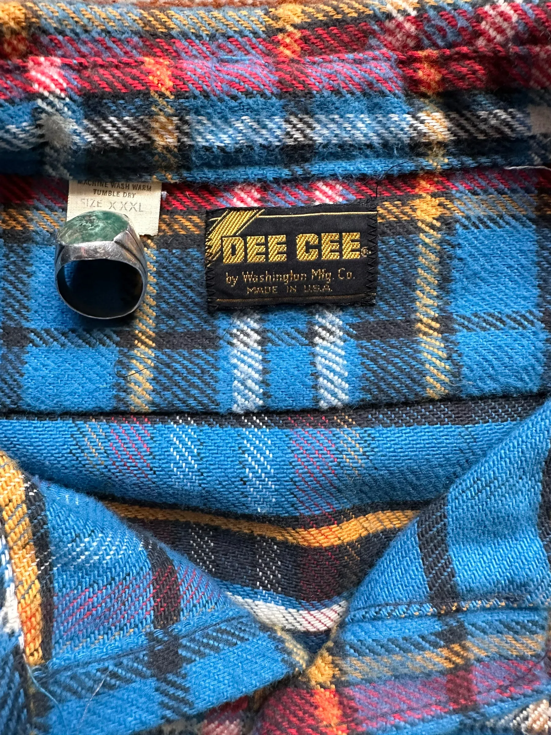 Vintage Dee Cee Cotton Flannel SZ XXXL | Vintage Cotton Flannel Seattle | Barn Owl Vintage Seattle
