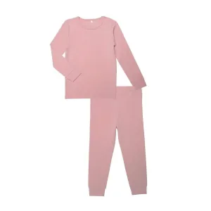 vintage pink CloudStretch™ magnetic kids pajama set