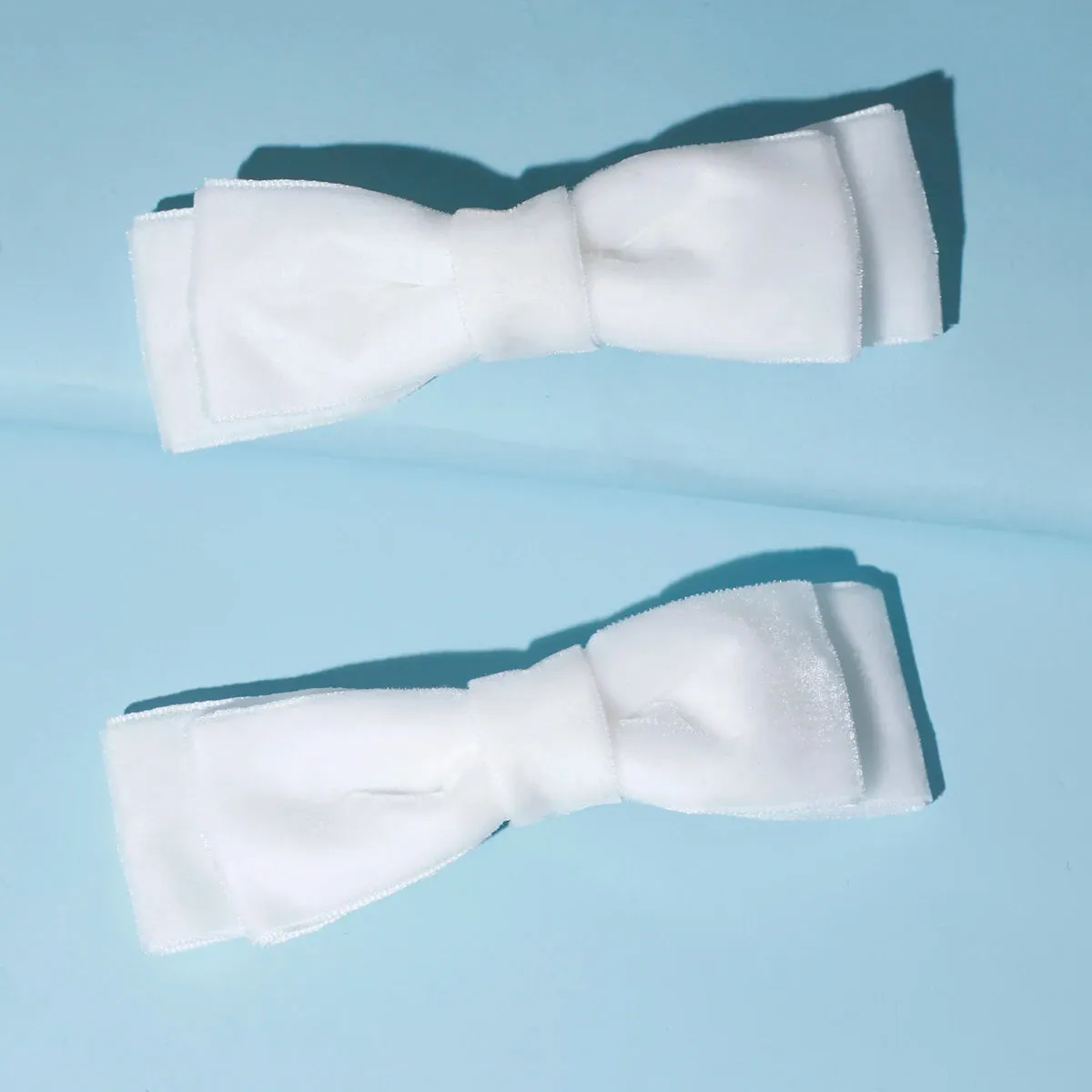 Vintage Velvet Black Head Bow Headdress Christmas Hair Accessory