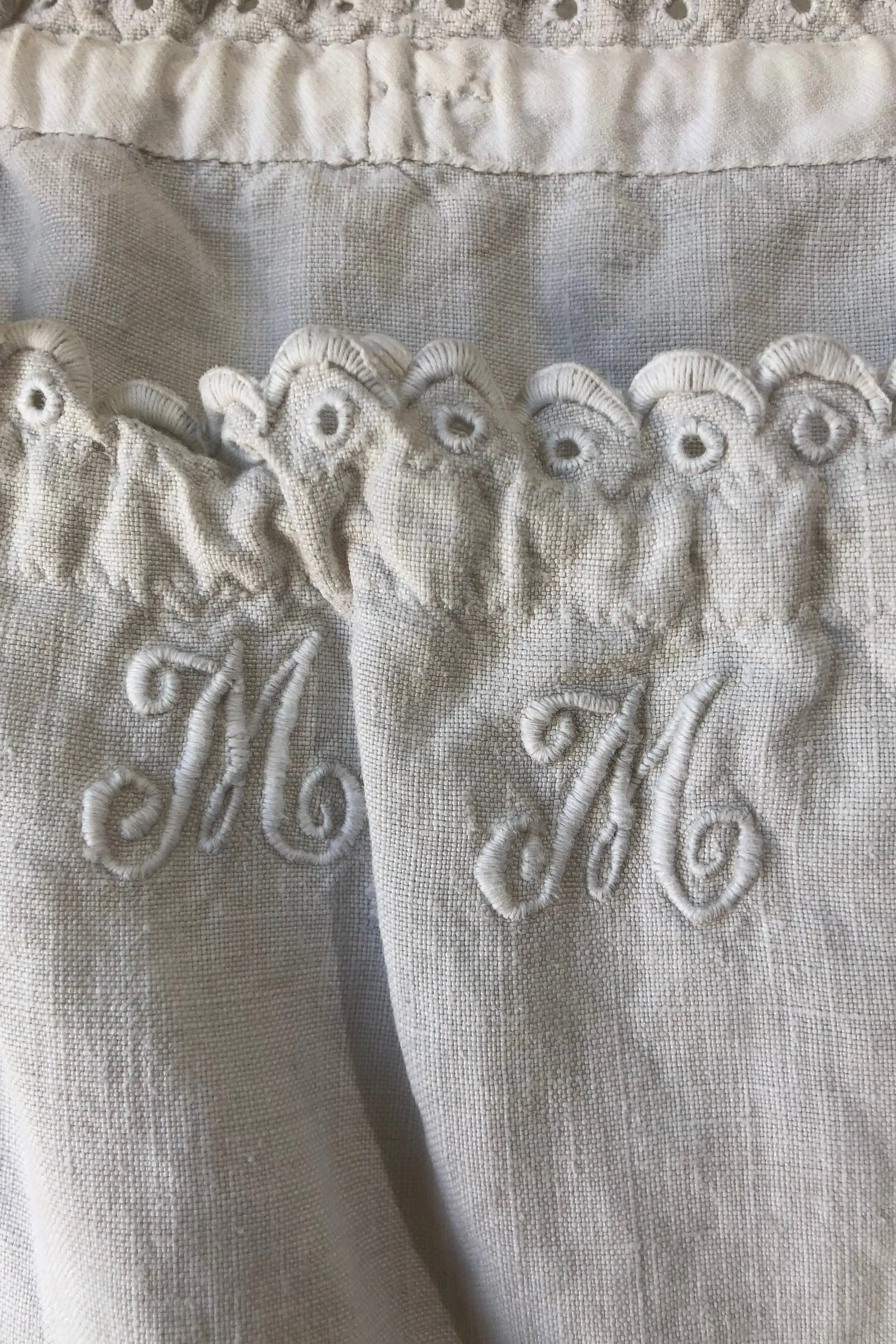 Vintage Victorian Linen Dress