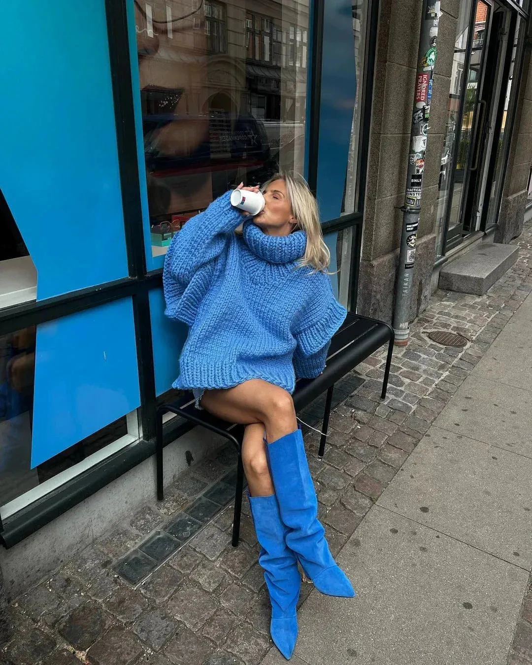 Vvsha Carolla Knitted Oversize Sweater
