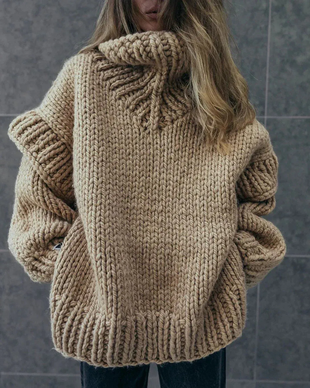Vvsha Carolla Knitted Oversize Sweater