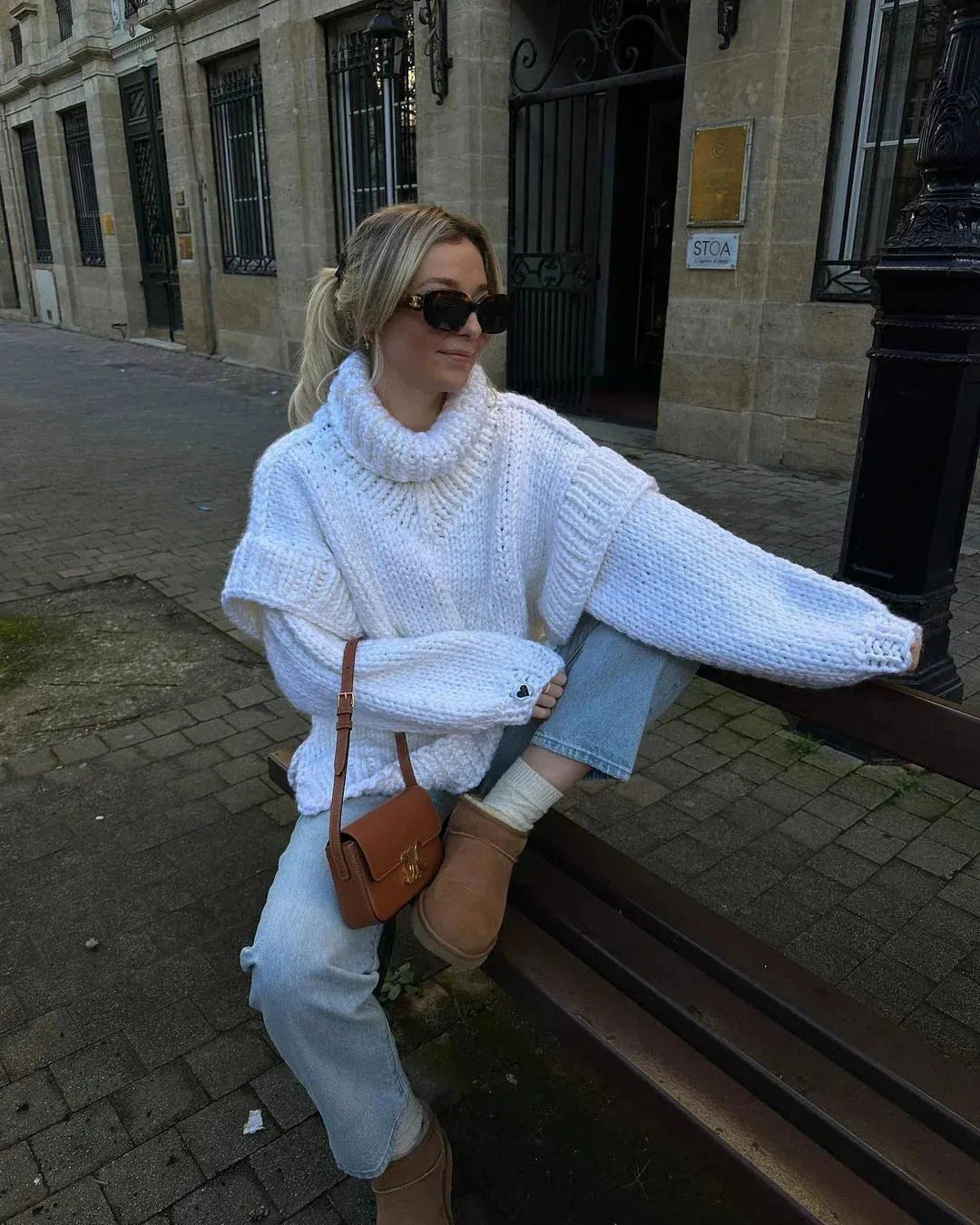 Vvsha Carolla Knitted Oversize Sweater