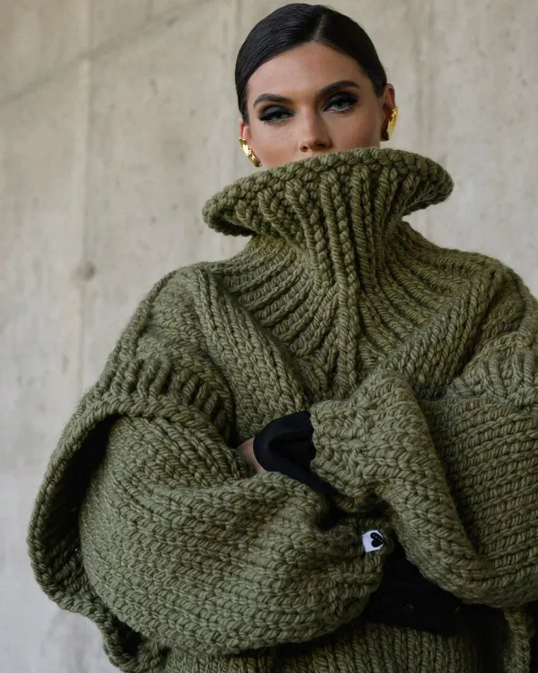 Vvsha Carolla Knitted Oversize Sweater