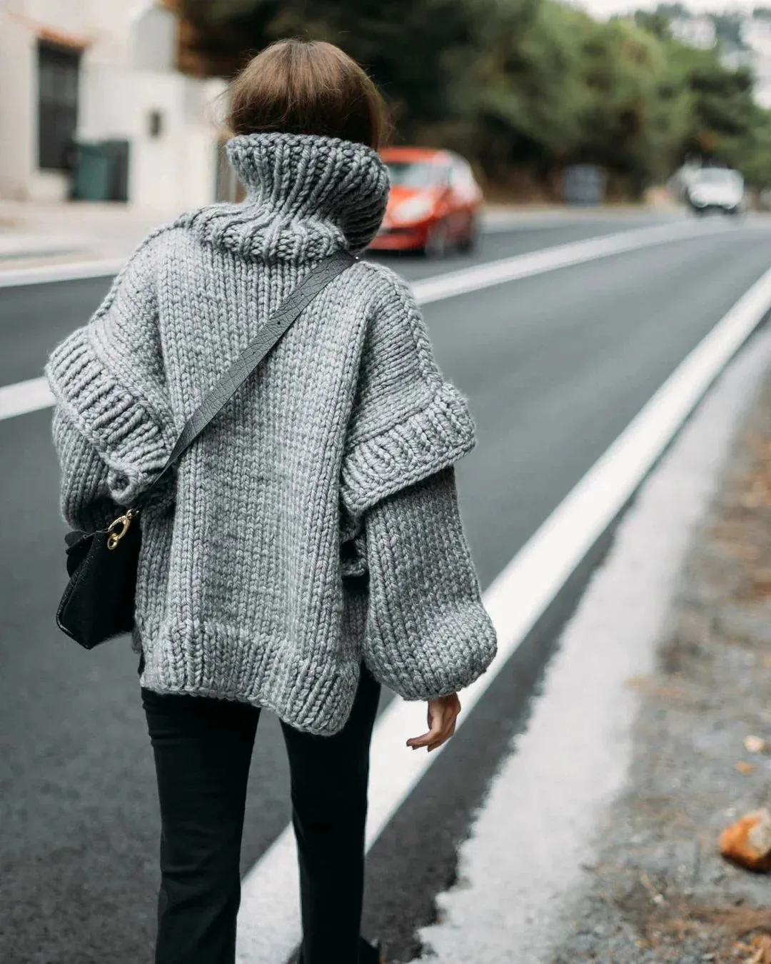 Vvsha Carolla Knitted Oversize Sweater
