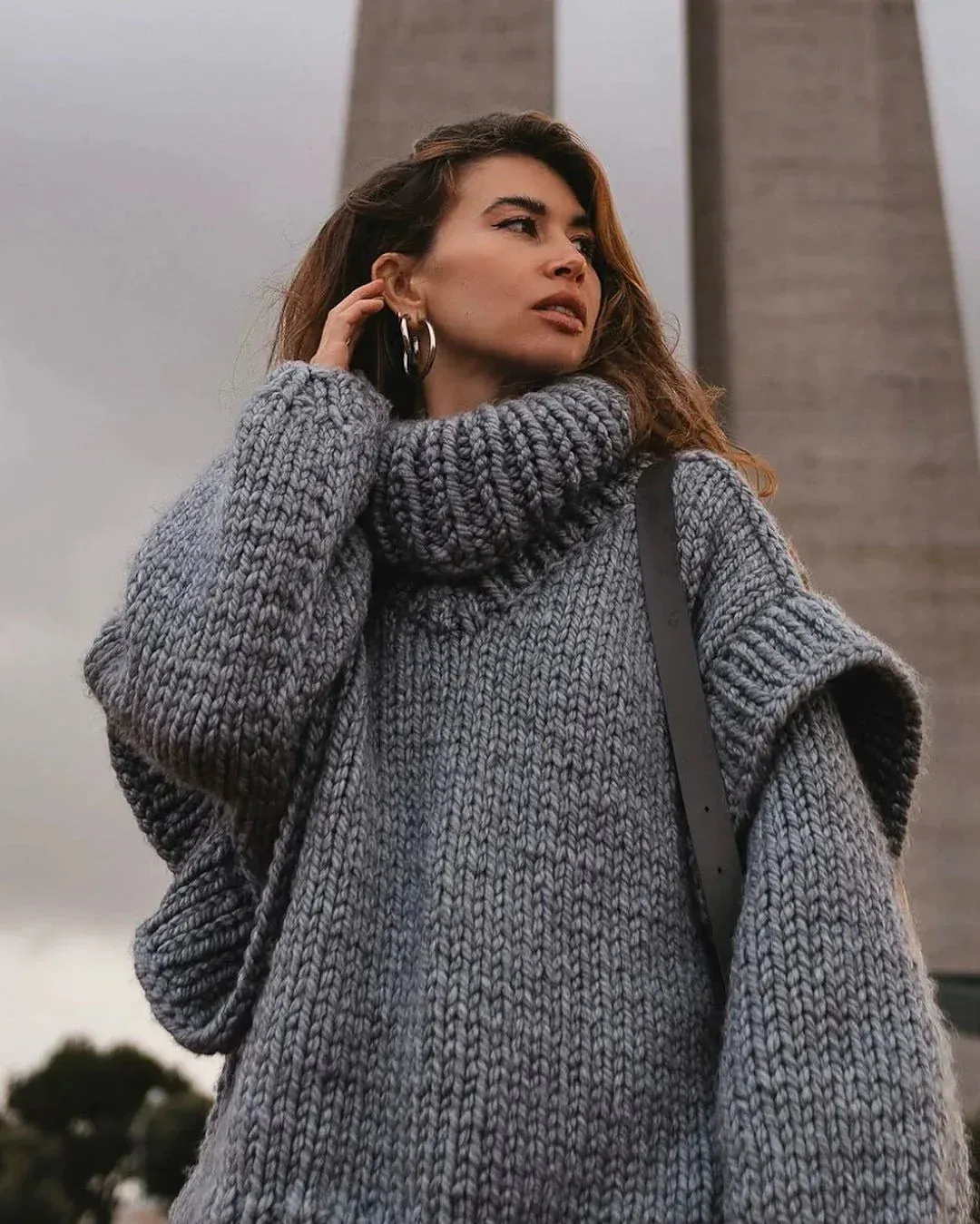 Vvsha Carolla Knitted Oversize Sweater