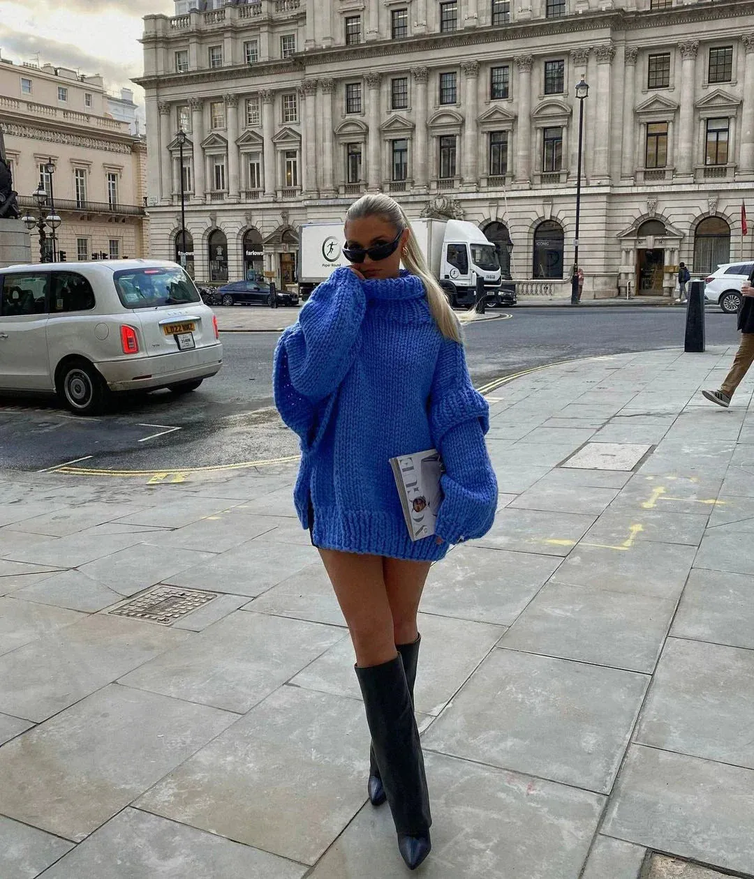 Vvsha Carolla Knitted Oversize Sweater
