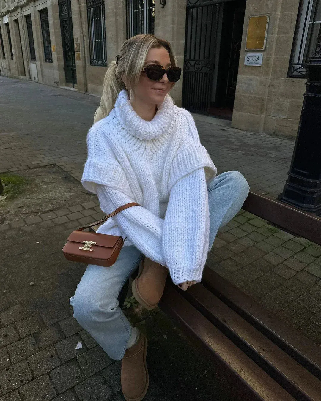 Vvsha Carolla Knitted Oversize Sweater