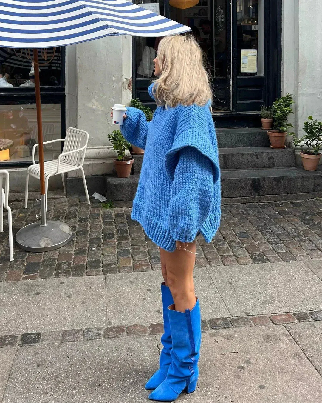 Vvsha Carolla Knitted Oversize Sweater