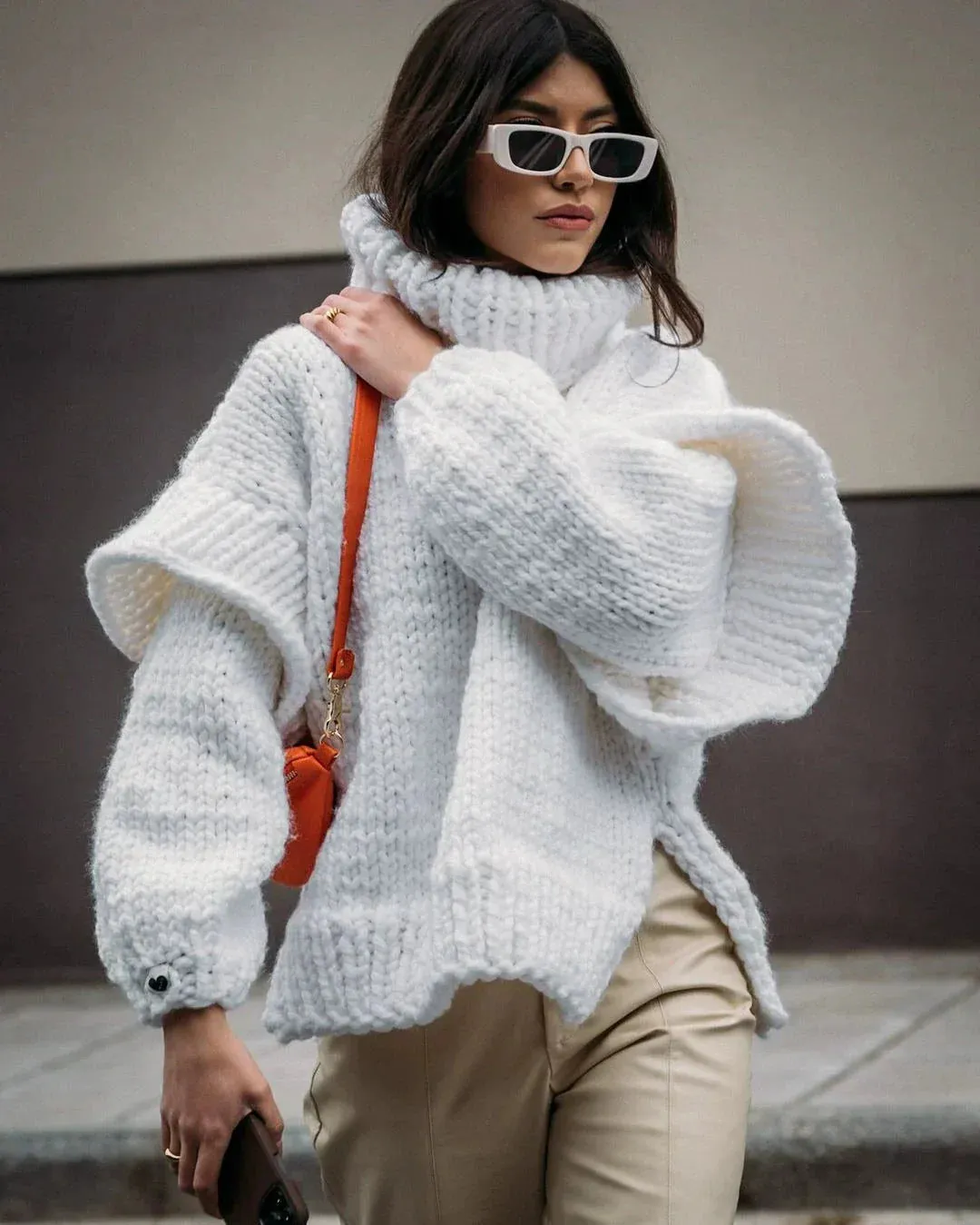 Vvsha Carolla Knitted Oversize Sweater