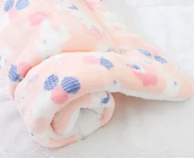 Washable Soft Fleece Pet Bed Blanket