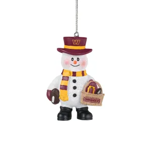 Washington Commanders NFL UK Snowman Basket Ornament