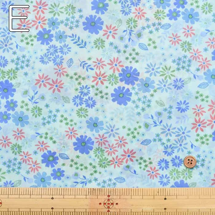 Water-Repellent 190T Nylon Taffeta Print Fabric - Flower