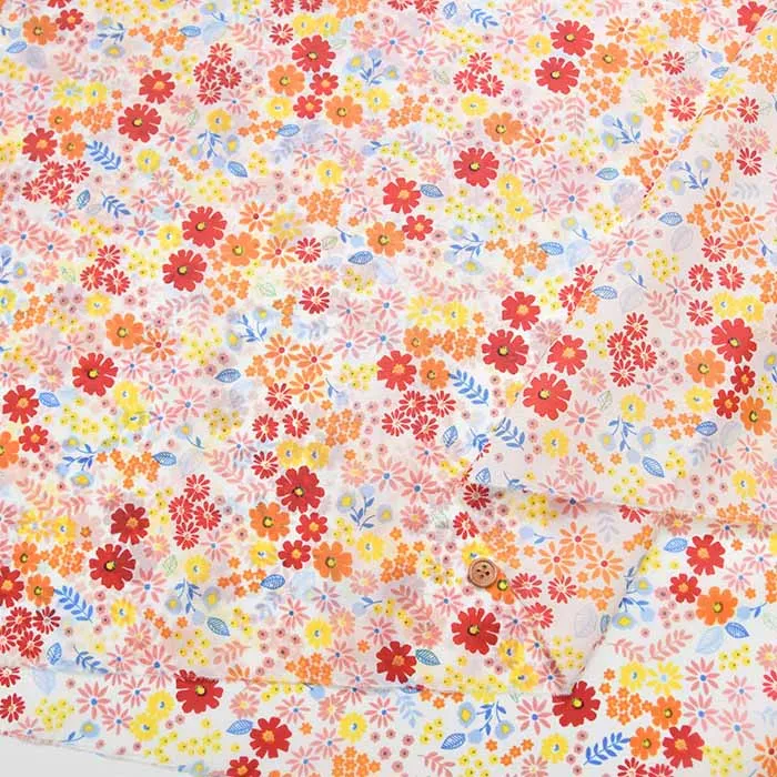 Water-Repellent 190T Nylon Taffeta Print Fabric - Flower