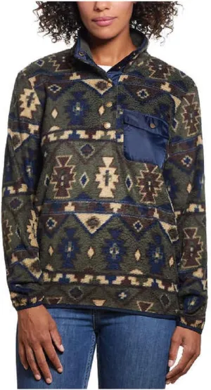 Weatherproof Vintage Ladies Printed Fleece Pullover