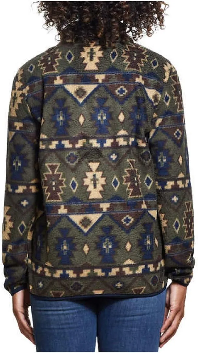Weatherproof Vintage Ladies Printed Fleece Pullover