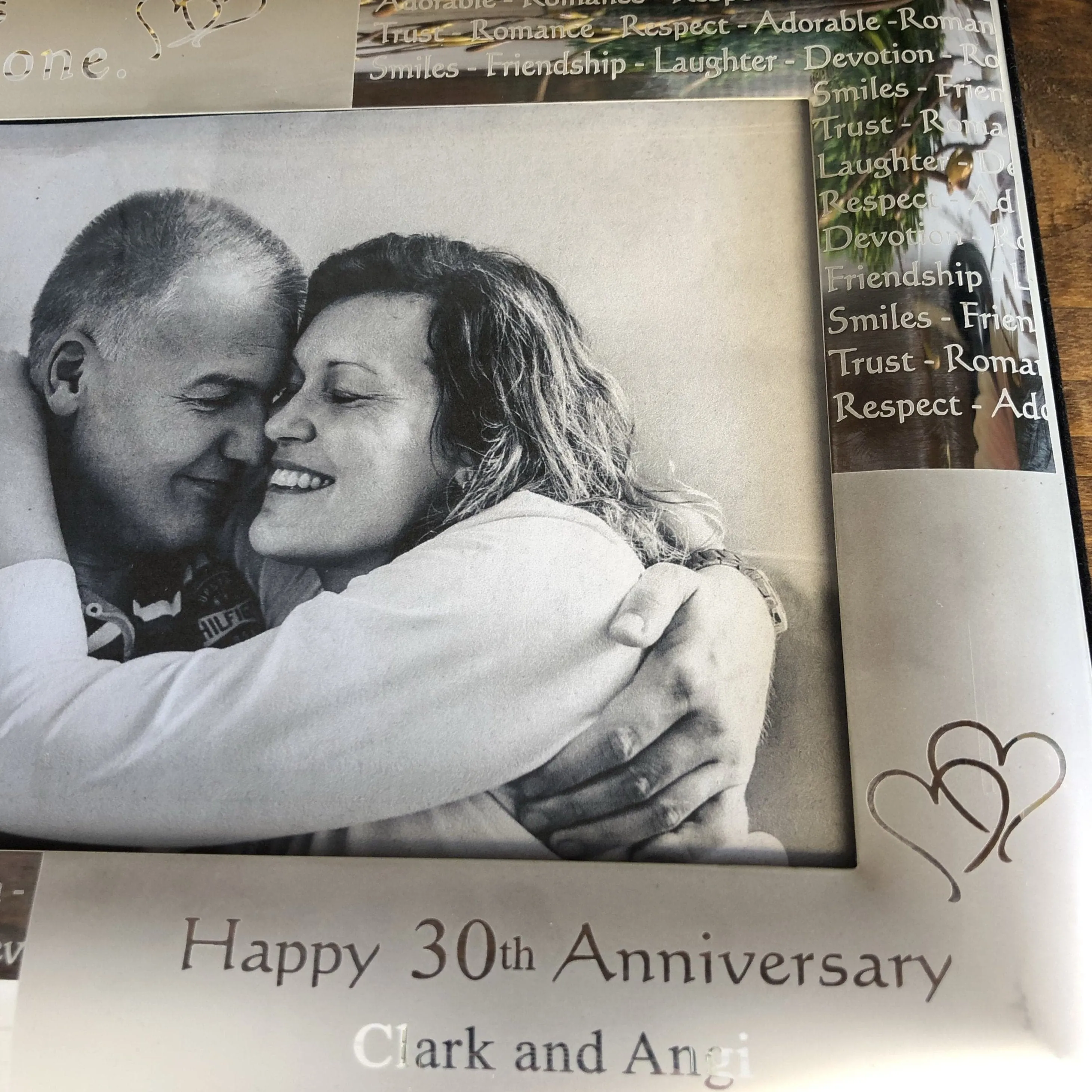 Wedding Anniversary Photo Frame. Anniversary Picture Frame.