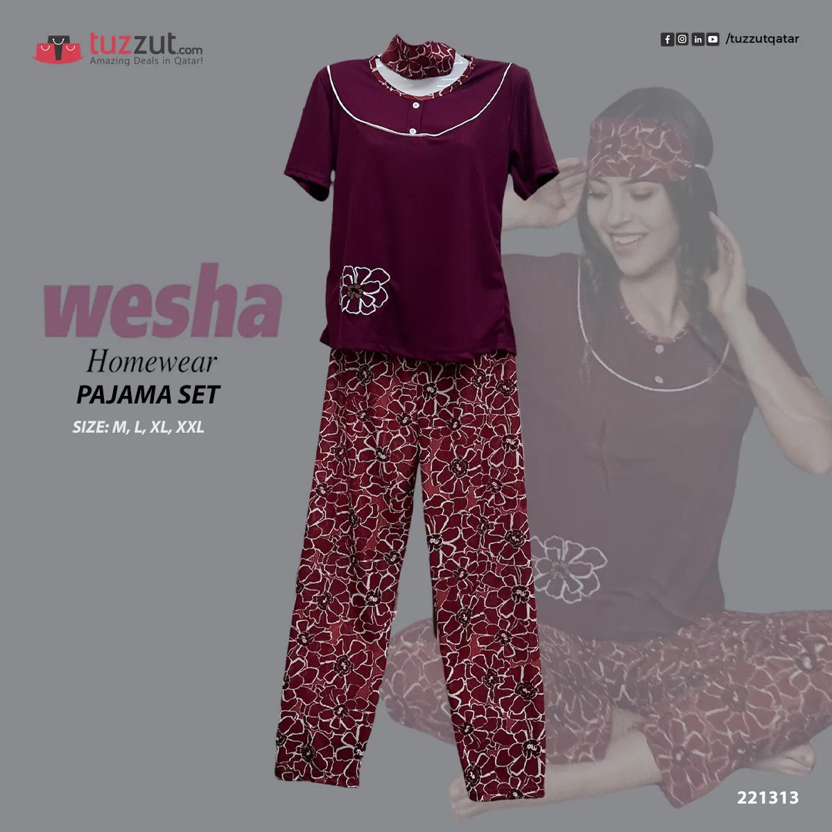 Wesha Homewear Pajama Set - 221313