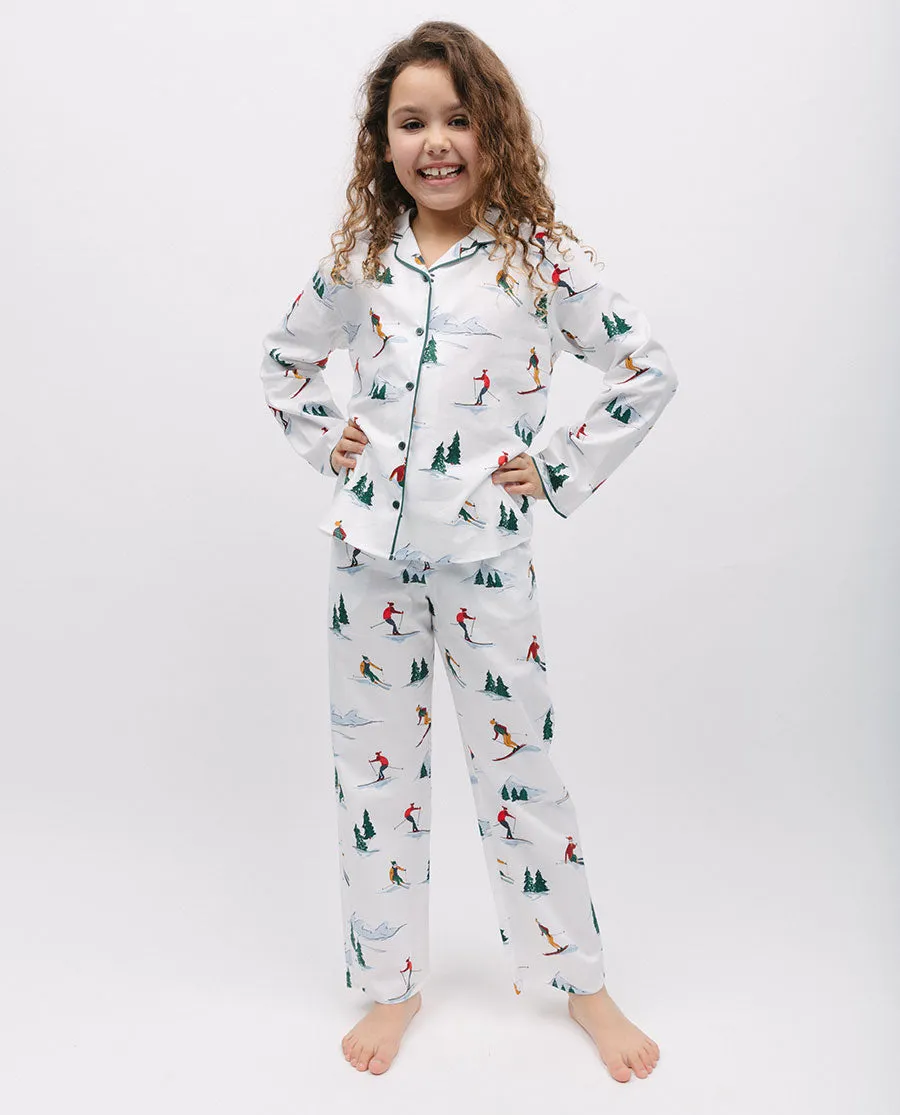 Whistler Kids Unisex Ski Print Pyjama Set