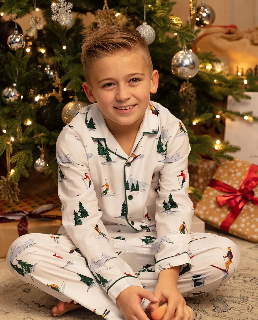 Whistler Kids Unisex Ski Print Pyjama Set