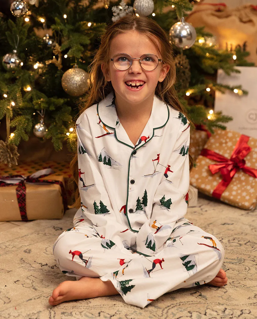 Whistler Kids Unisex Ski Print Pyjama Set