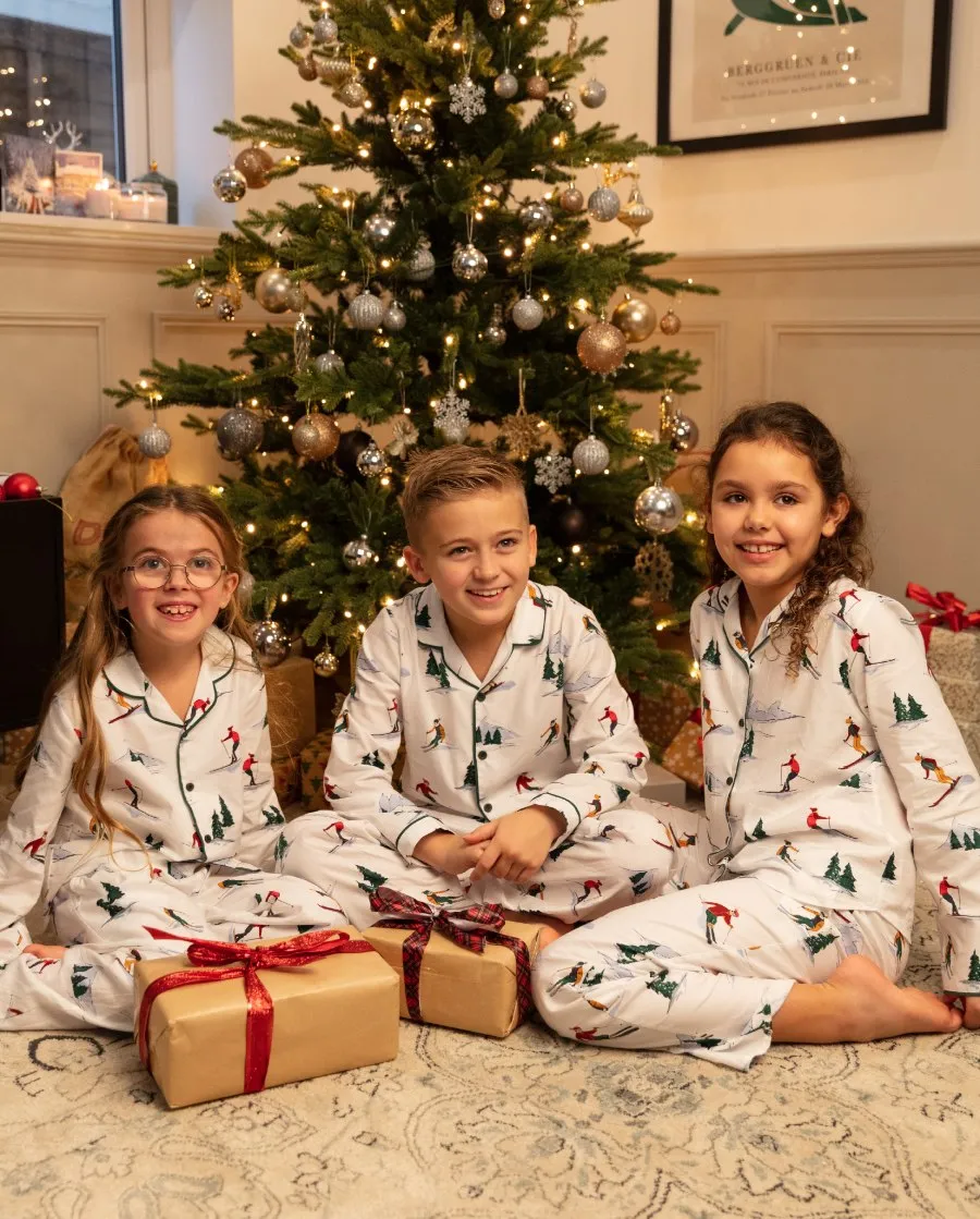 Whistler Kids Unisex Ski Print Pyjama Set