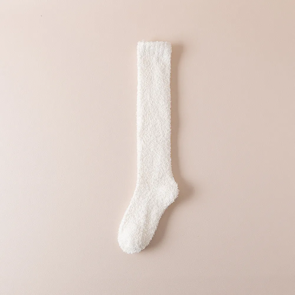 Wholesale Coral Fleece Calf Socks with Thickened Fleece Without Shedding Hair
