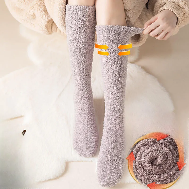 Wholesale Coral Fleece Calf Socks with Thickened Fleece Without Shedding Hair