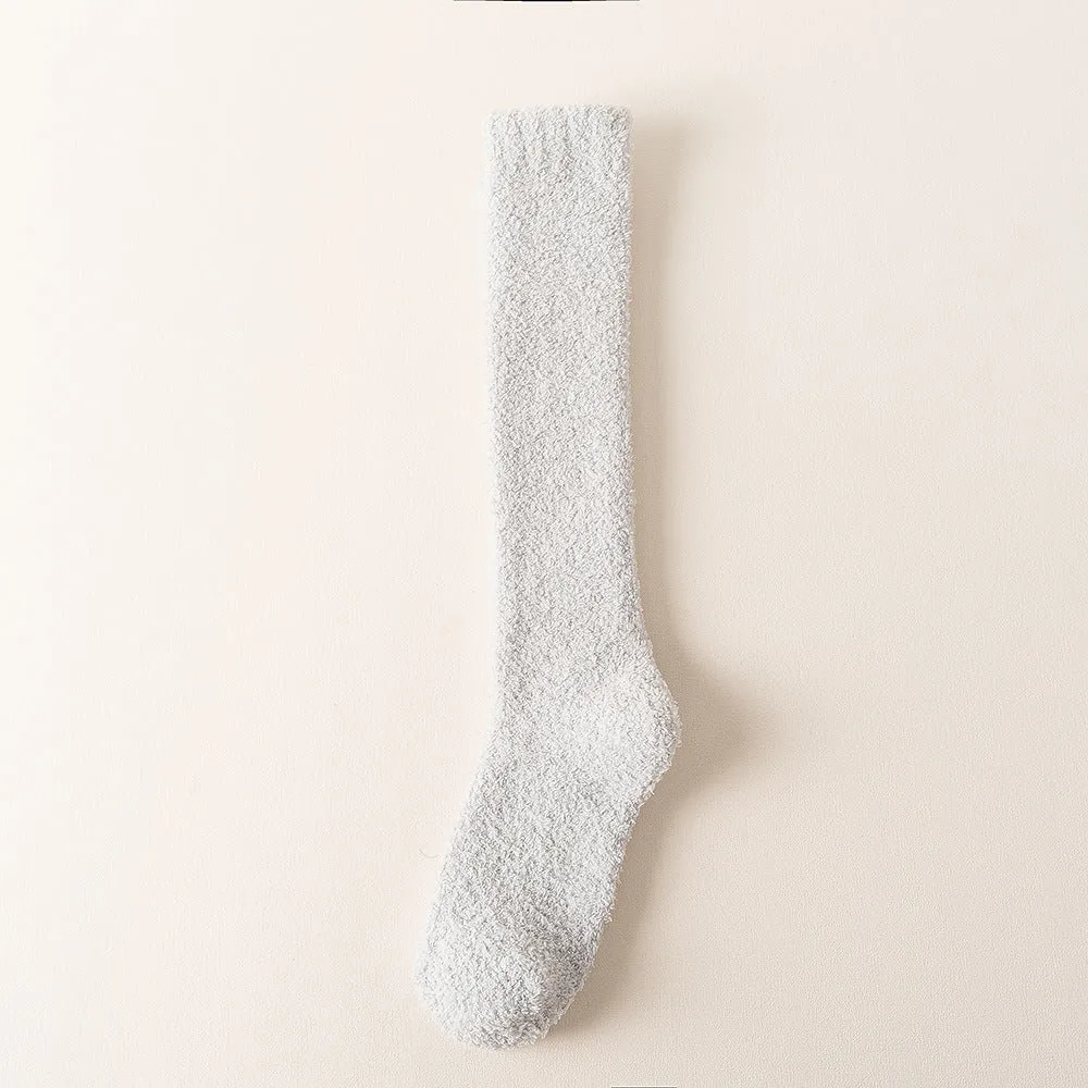 Wholesale Coral Fleece Calf Socks with Thickened Fleece Without Shedding Hair