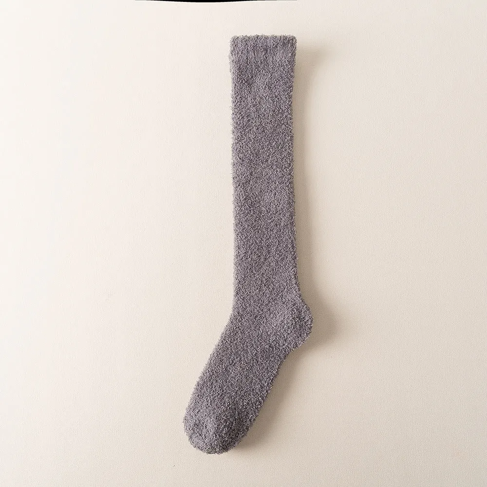 Wholesale Non Shedding Coral Fleece and Thickened Home Stockings