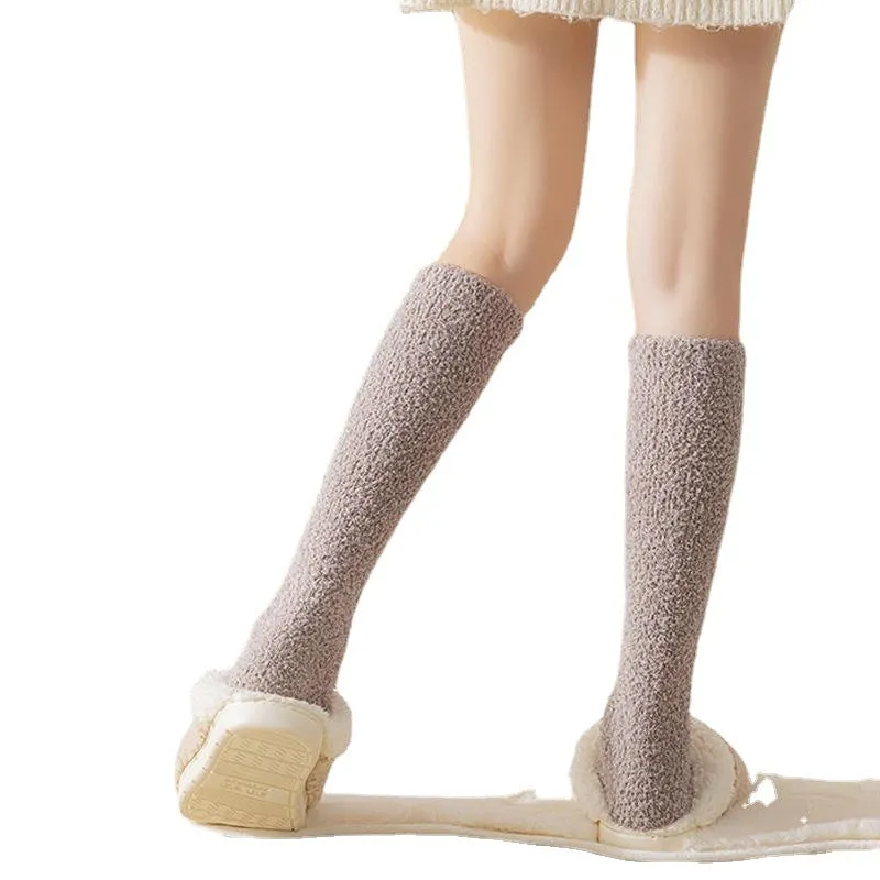 Wholesale Non Shedding Coral Fleece and Thickened Home Stockings