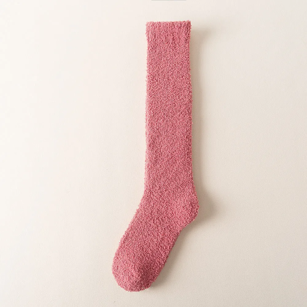 Wholesale Non Shedding Coral Fleece and Thickened Home Stockings
