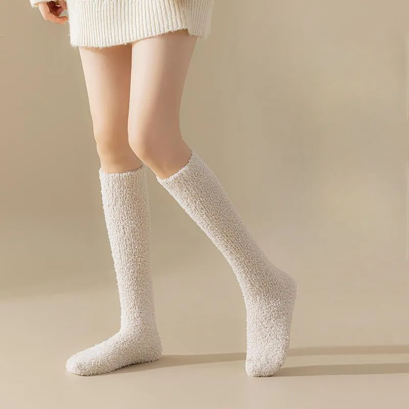 Wholesale Non Shedding Coral Fleece and Thickened Home Stockings