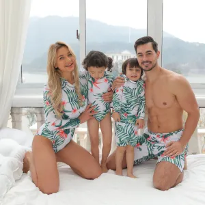 Wholesale Polyester Parent-Child One-piece Swimwear