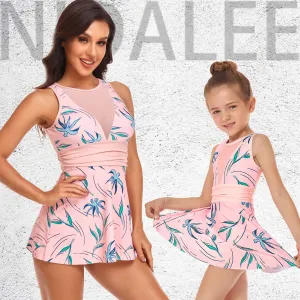 Wholesale Ruffle Polyester Parent-child Swimwear