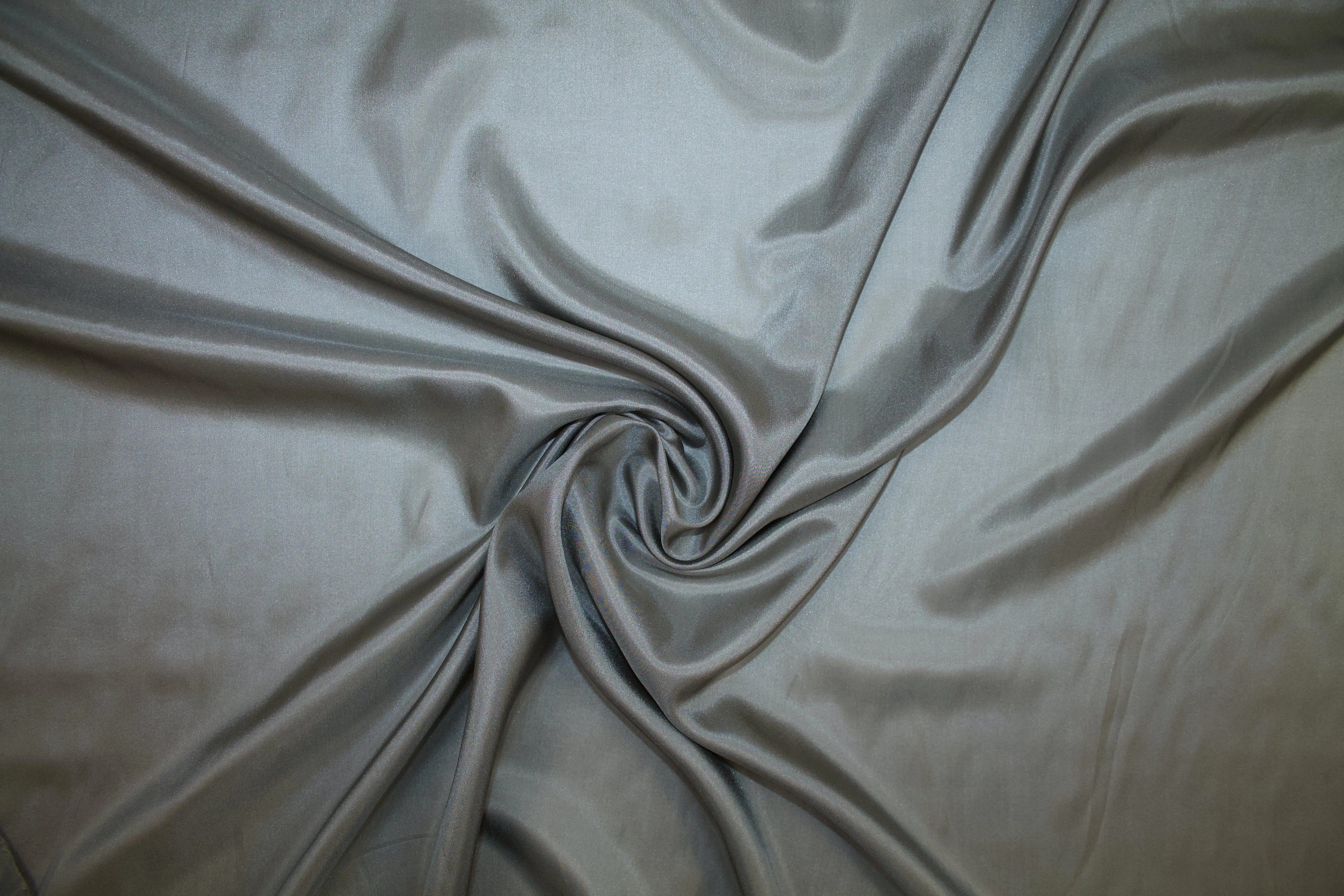 Wide Silk Habotai  - Rocky Gray