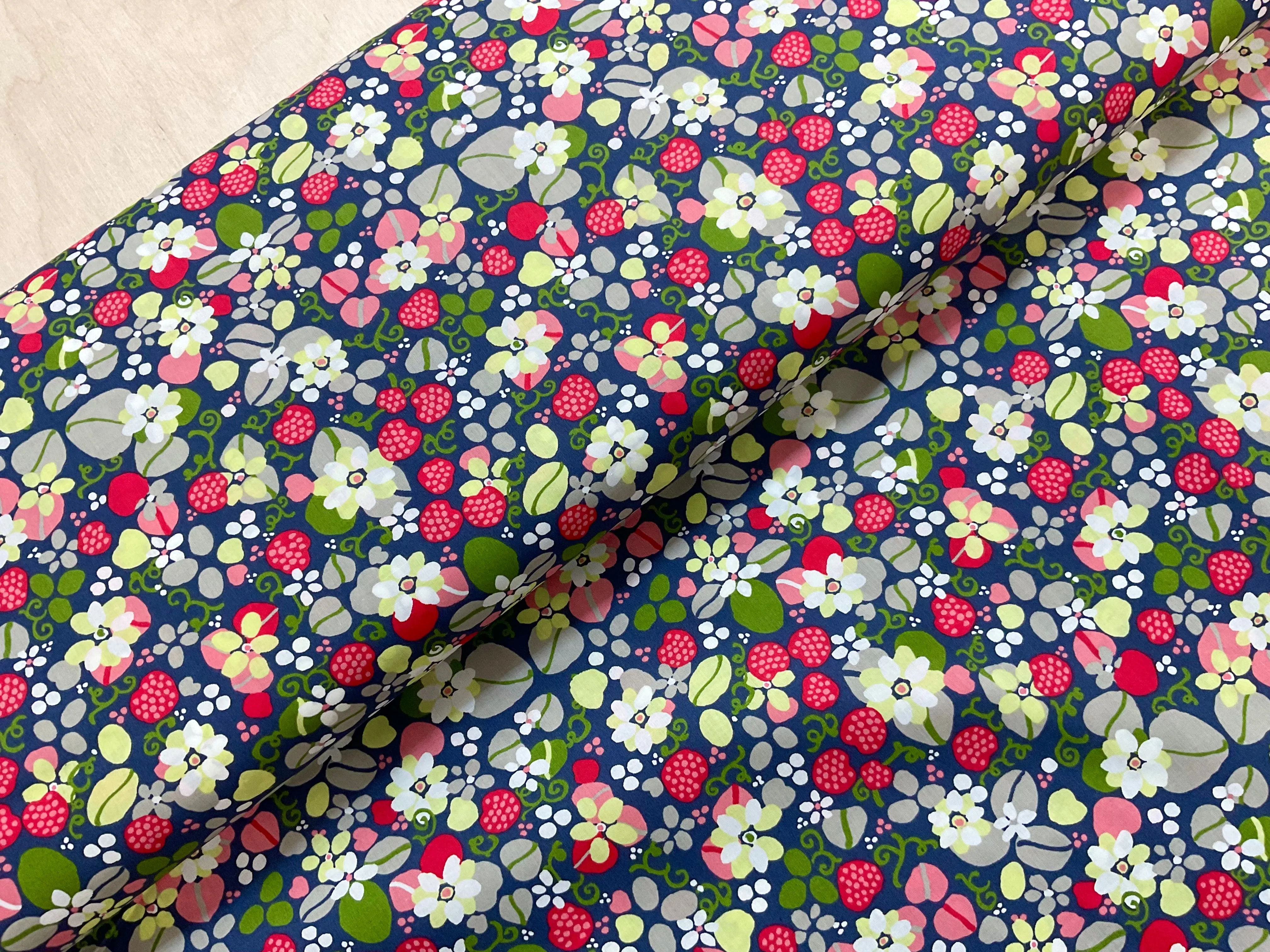 Wild Strawberries Cotton Lawn