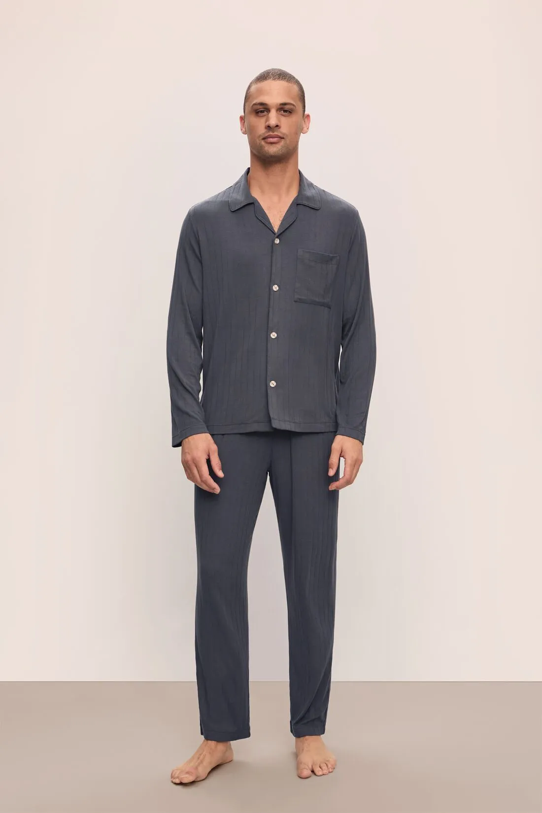 William TENCEL™ Modal Rib Long PJ Set