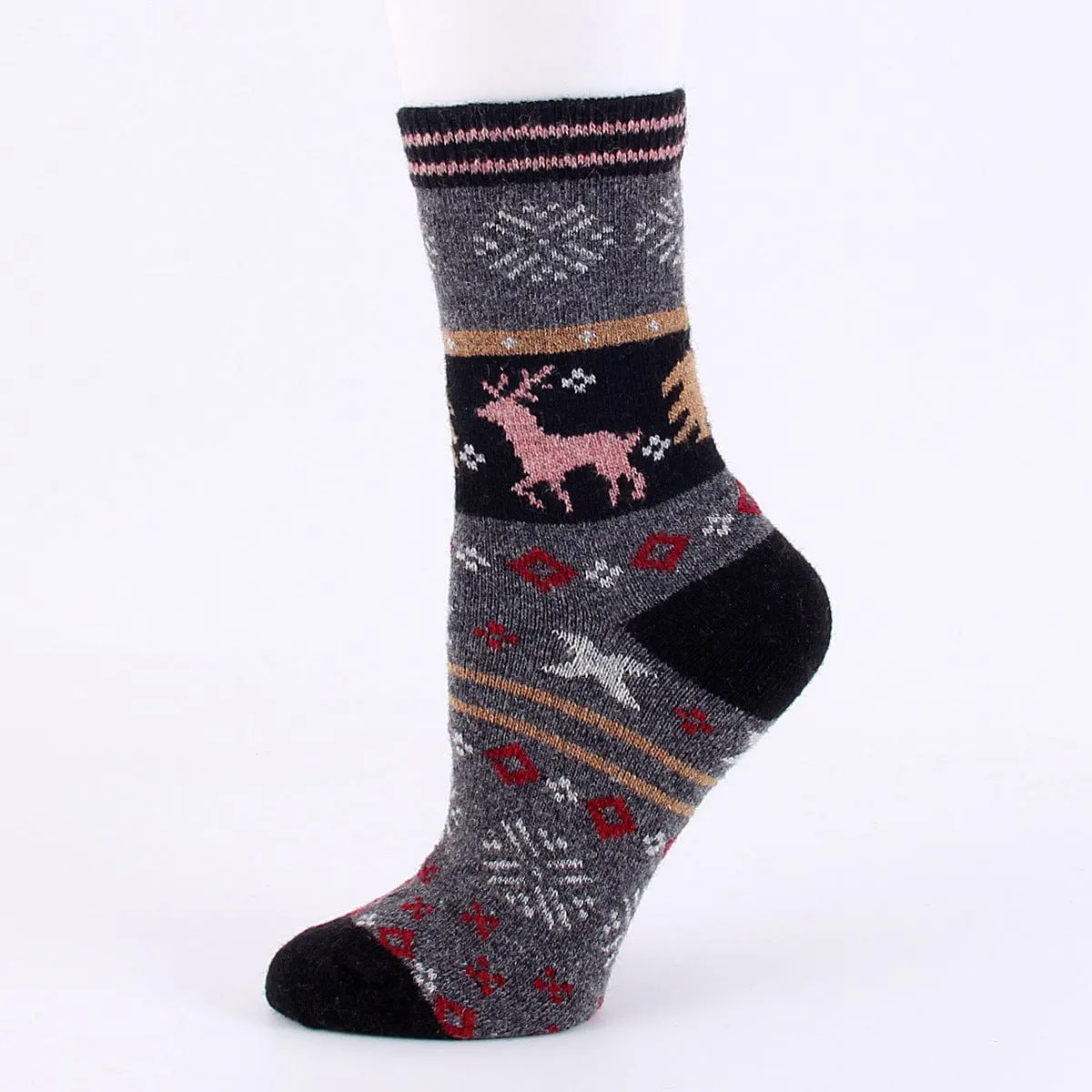 Winter thickened women's wool socks For Christmas