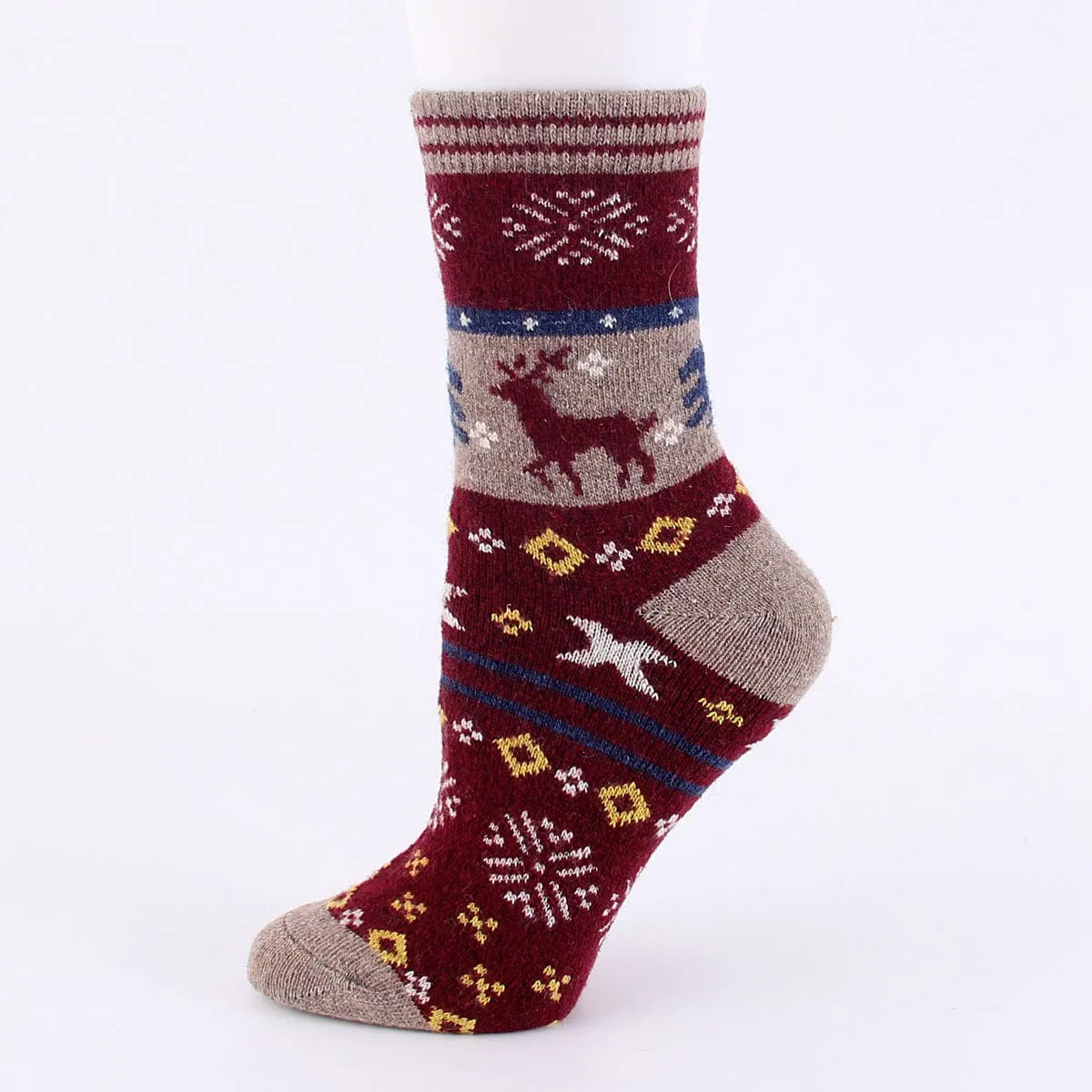 Winter thickened women's wool socks For Christmas