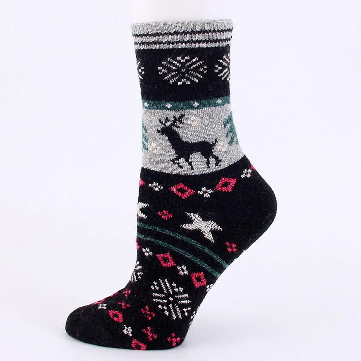 Winter thickened women's wool socks For Christmas
