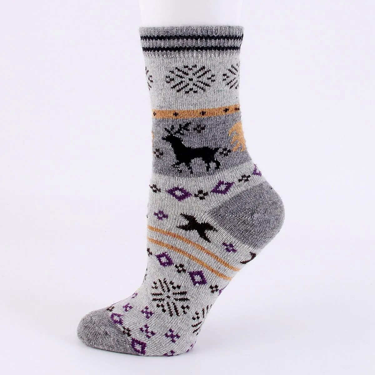 Winter thickened women's wool socks For Christmas