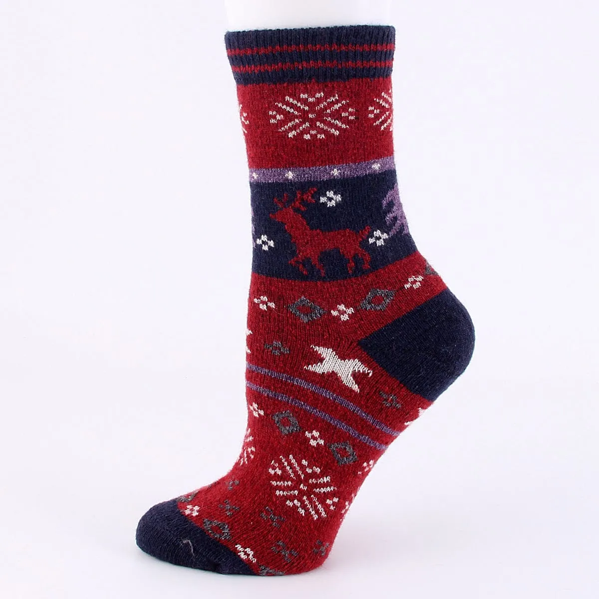 Winter thickened women's wool socks For Christmas
