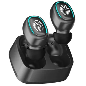 Wireless Bluetooth Headset Touch Light Mini High Quality Earplugs Anti-Sweat HD Sound