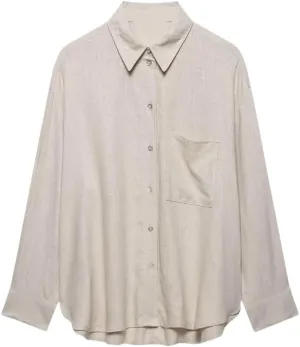 Woman Long Sleeved Shirt Slim Single Breasted Blouses