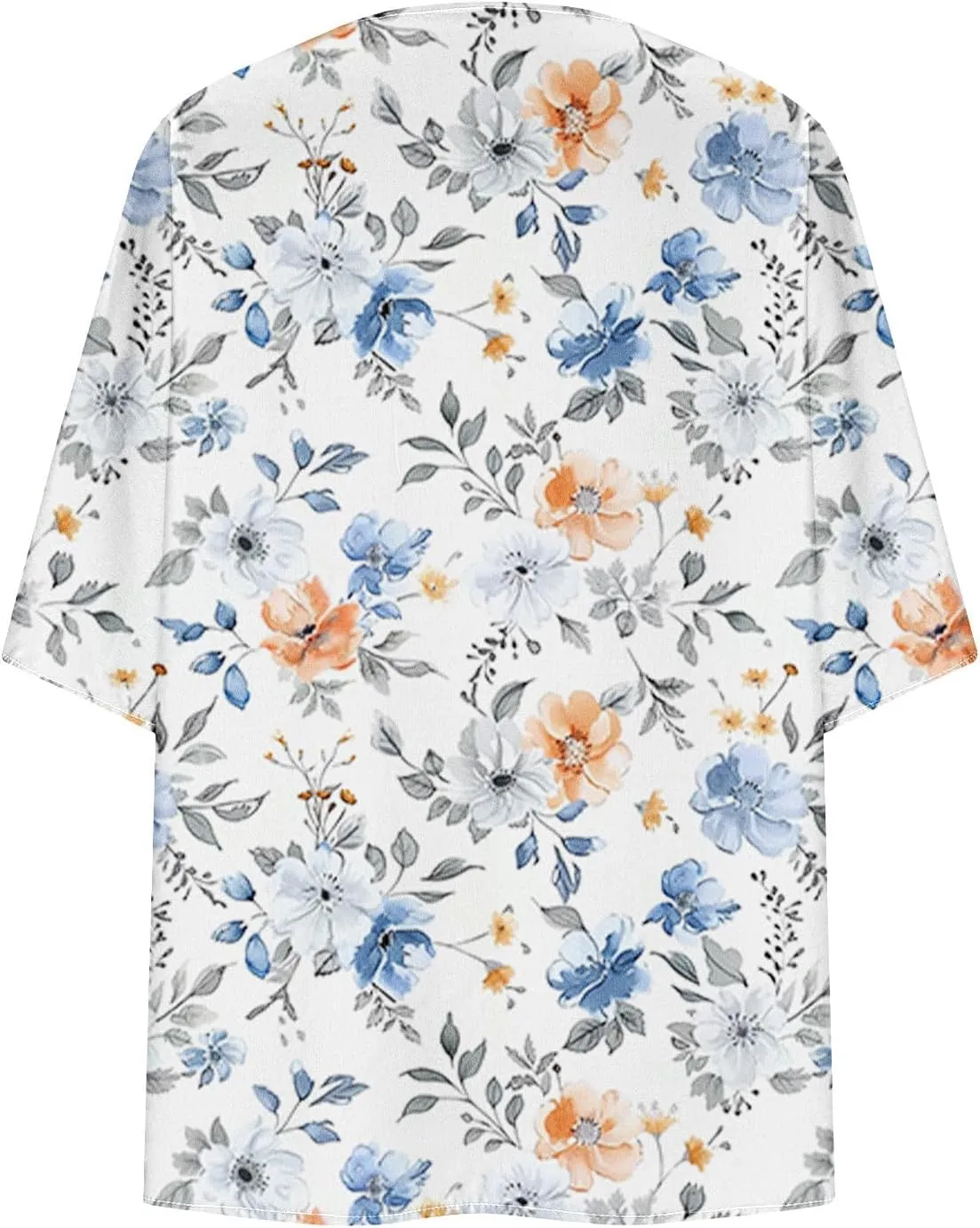 Women Cardigans Lightweight 3/4 Length Sleeve Sweaters Lounge Fashion Lightweight Summer Plus Size Outerwear Clothes