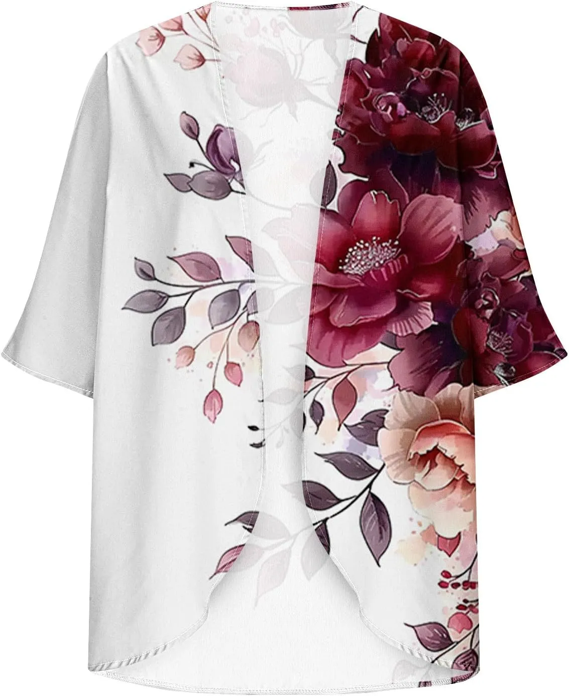 Women Cardigans Lightweight 3/4 Length Sleeve Sweaters Lounge Fashion Lightweight Summer Plus Size Outerwear Clothes